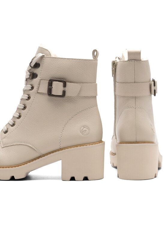 Remonte Remonte Schnürschuhe D0A74-60 Écru