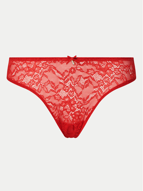 Guess Guess Klasické kalhotky O5RE09 KBGT0 Červená Regular Fit