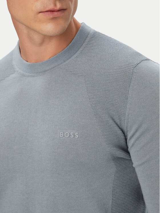 BOSS BOSS Maglione KN_Momentum 50558351 Grigio Regular Fit