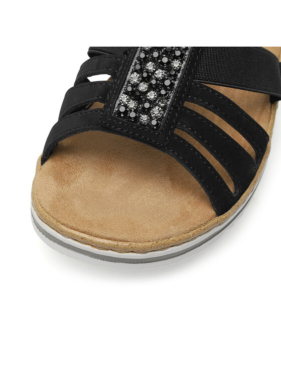 Rieker Rieker Sandalen V0652-00 Schwarz
