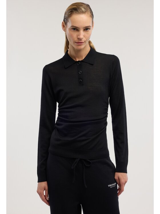Trussardi Trussardi Sweter M0386001287N033 Czarny Regular Fit