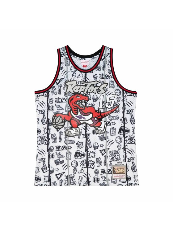 Mitchell & Ness Mitchell & Ness Tank top Vince Carter Toronto Raptors Biały Standard Fit