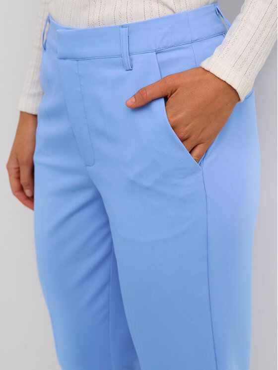 Kaffe Kaffe Hlače iz tkanine Sakura 10507770 Modra Regular Fit