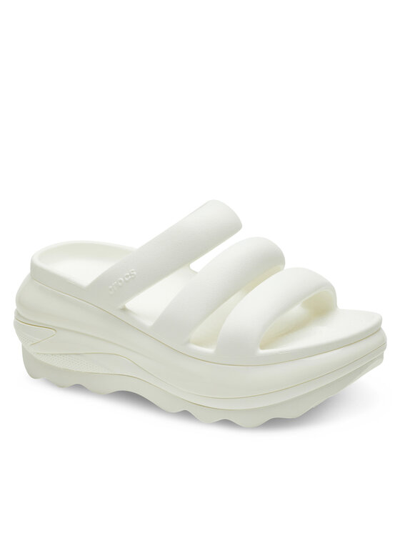 Crocs Crocs Şlapi Mega Crush Triple Strap 209842 Écru