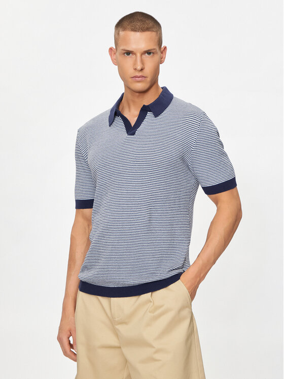 United Colors Of Benetton United Colors Of Benetton Tricou polo 1094K3014 Bleumarin Regular Fit