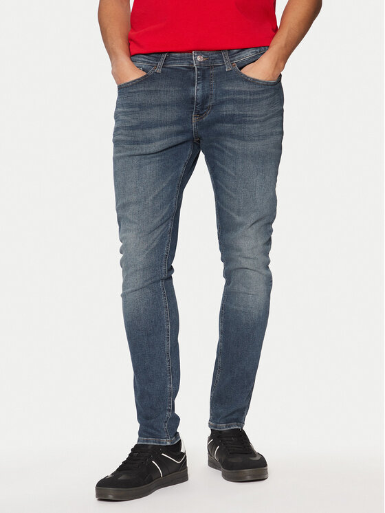 Tommy Jeans Tommy Jeans Traperice Austin DM0DM20553 Plava Slim Fit