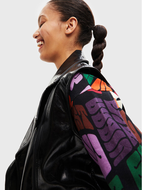 Desigual Desigual Telovnik Tulsa 22WWEWAK Črna Oversize
