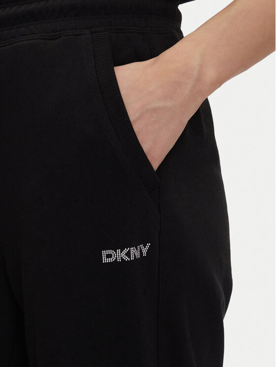DKNY Sport DKNY Sport Спортивні штани DP5P3632 Чорний Relaxed Fit