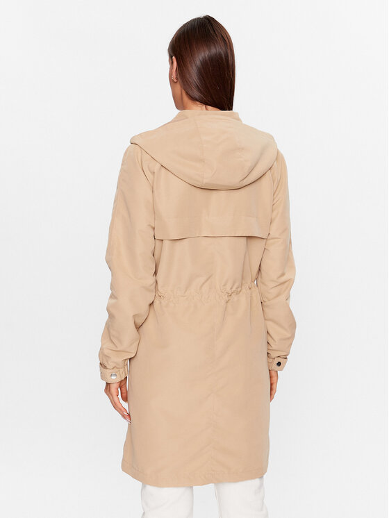 JDY JDY Демісезонний плащ 15287038 Бежевий Regular Fit