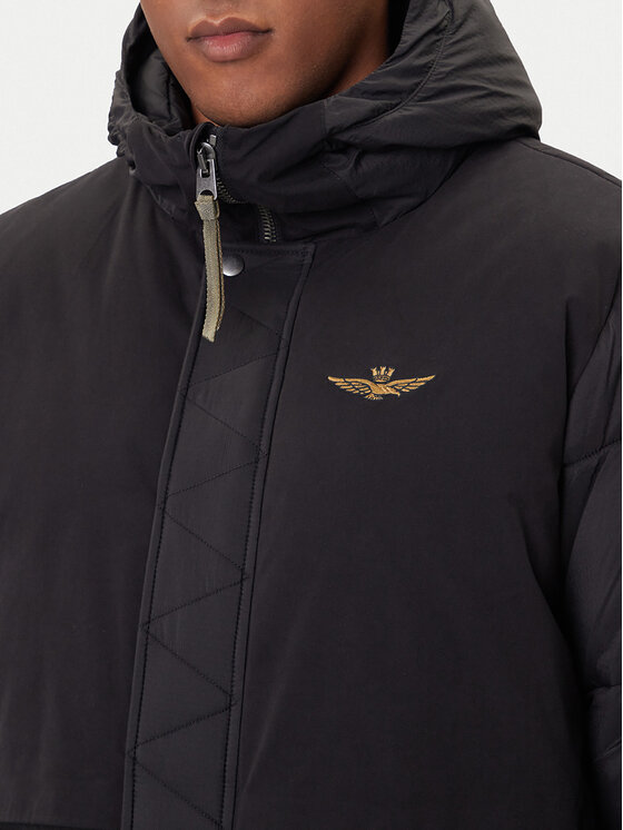 Aeronautica Militare Aeronautica Militare Zimní bunda 252AB3015UCT04211 Černá Regular Fit