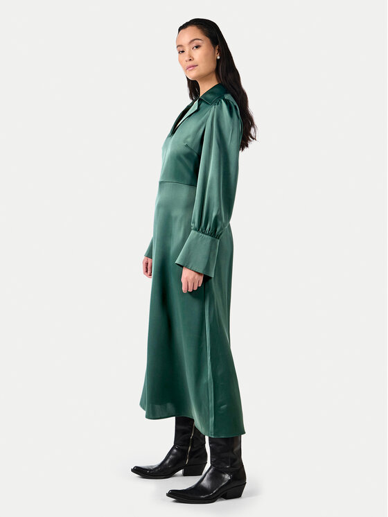 YAS YAS Sukienka koszulowa Pella 26034665 Zielony Regular Fit
