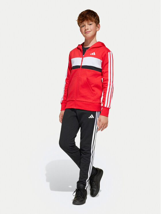 adidas adidas Спортивний костюм Seasonal Essentials Tiberio 3-Stripes JC7522 Червоний Regular Fit