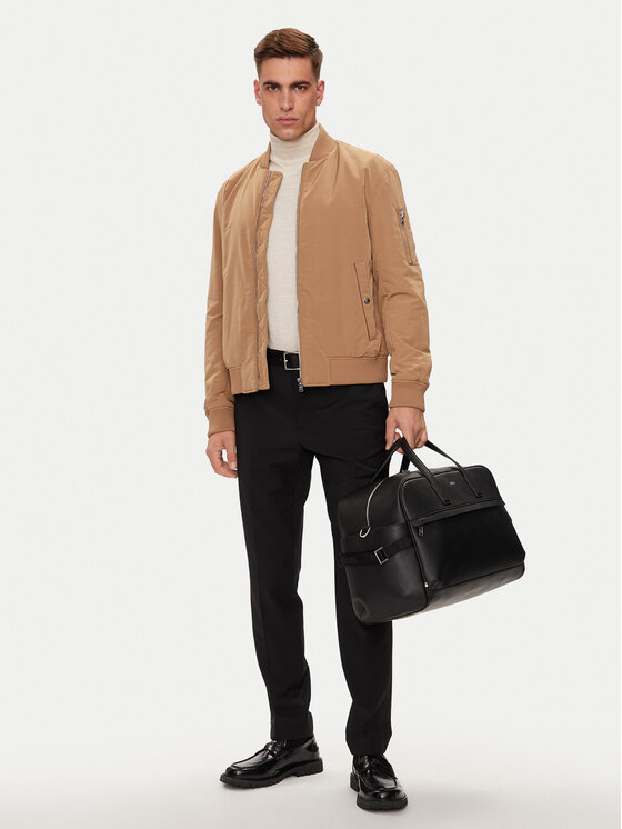 BOSS Boss Kurtka bomber H-Comber 50519981 Beżowy Regular Fit