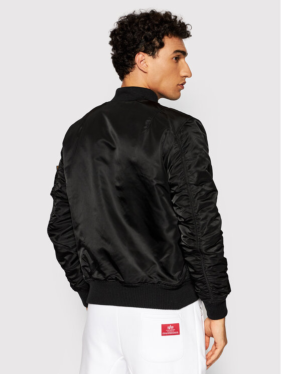 Alpha Industries Alpha Industries Bomberjacke Nasa 166107LP Schwarz Slim Fit