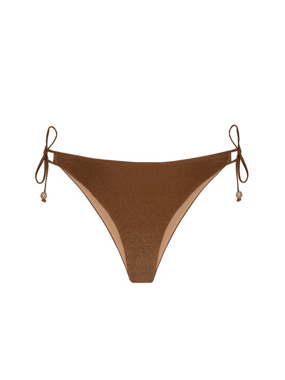 Miss Lou Miss Lou Dół od bikini D-LG2-BR Brązowy