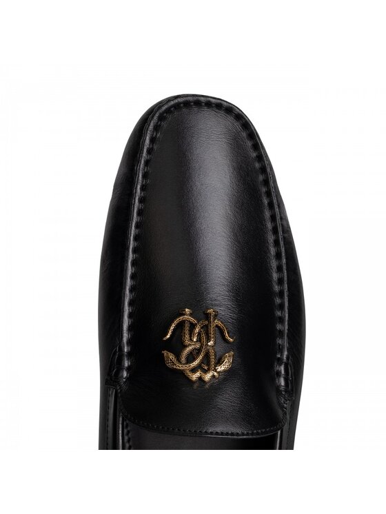 Roberto Cavalli Roberto Cavalli Mokasíny 22516 A CALF PASHA Čierna