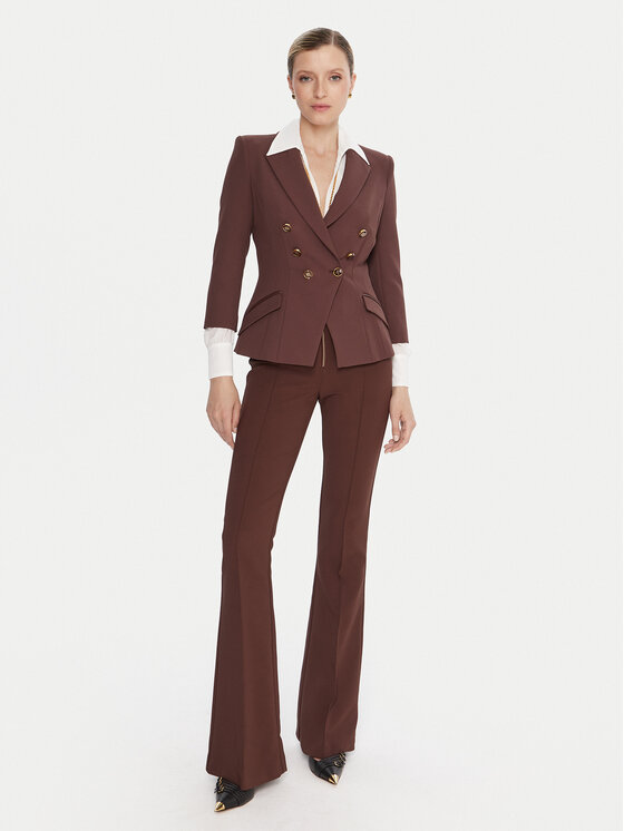 Elisabetta Franchi Elisabetta Franchi Sakoi GI-174-56E2-V660 Smeđa Regular Fit
