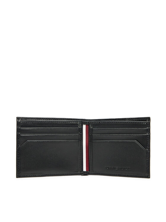 Tommy Hilfiger Tommy Hilfiger Set denarnica in obesek za ključe Th Premium Mini AM0AM12788 Črna