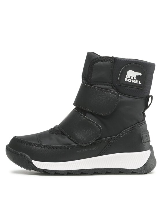 Sorel Sorel Μπότες Χιονιού Childrens Whitney II Strap Wp NC3919-010 Μαύρο