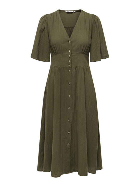 ONLY ONLY Kleid für den Alltag Tizana 15373535 Grün Regular Fit