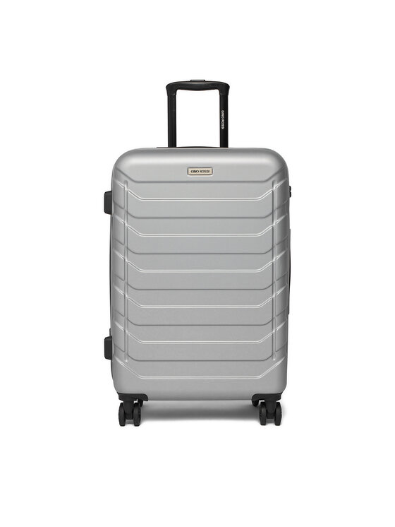 GINO ROSSI Valiză medie C-GIN-M-003-05-SILVER Argintiu