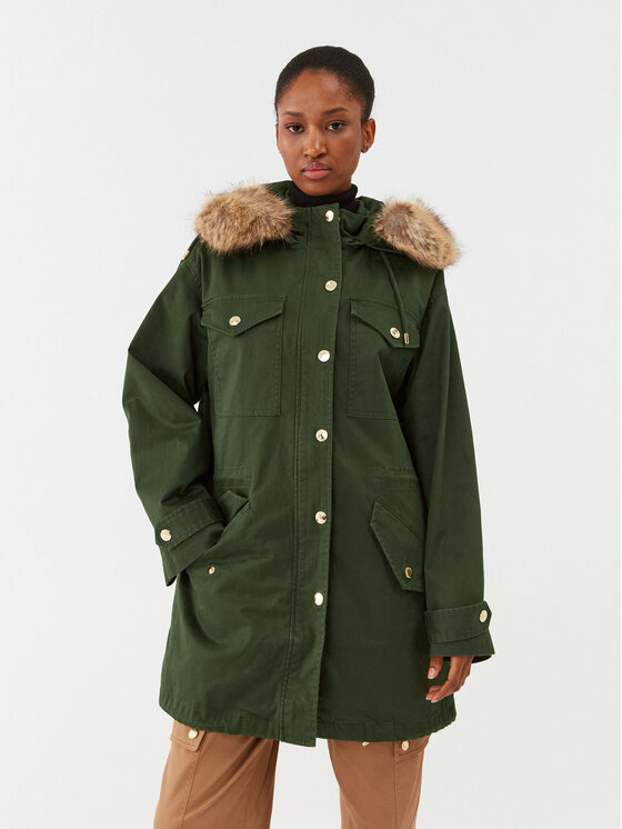 MICHAEL Michael Kors MICHAEL Michael Kors Демісезонна куртка MF320CP3X6 Зелений Regular Fit