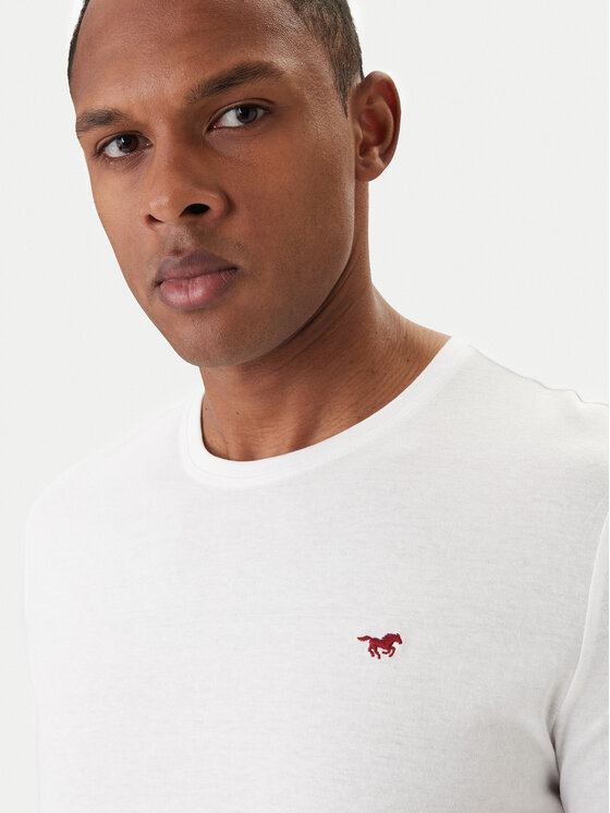 Mustang Mustang T-Shirt-Set 1017076 Weiß Regular Fit