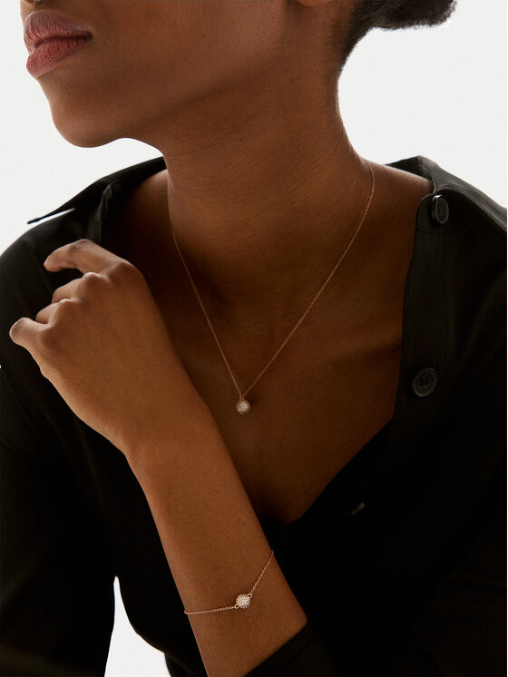 Daniel Wellington Daniel Wellington Rokassprādze Pavé DW00400626 Rozā apzeltījums