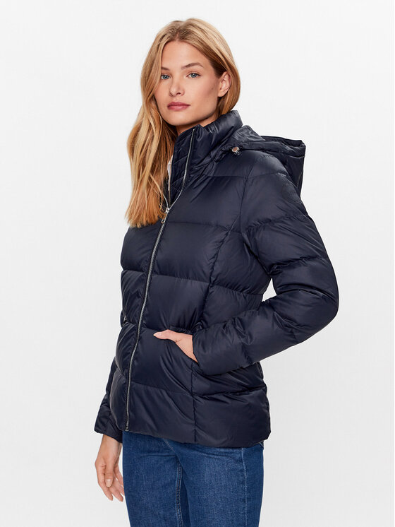 Tommy Hilfiger Tommy Hilfiger Μπουφάν πουπουλένιο WW0WW38934 Σκούρο μπλε Regular Fit