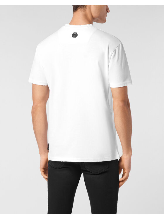 PHILIPP PLEIN PHILIPP PLEIN T-Shirt 24941 Biały Regular Fit