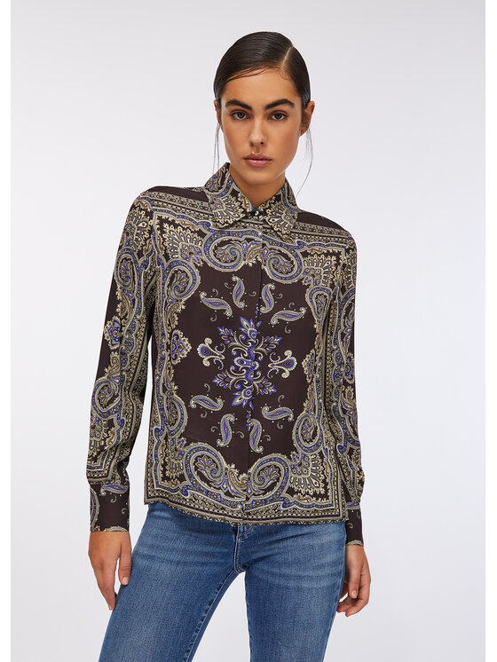 Liu Jo Liu Jo Camicia MF5393TS117P9141 Marrone Regular Fit