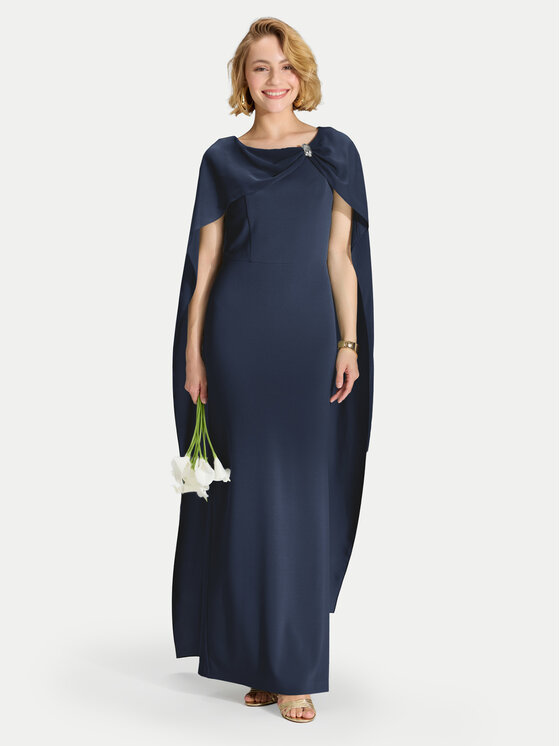 Swing Swing Abendkleid 5AK11900 Dunkelblau Regular Fit