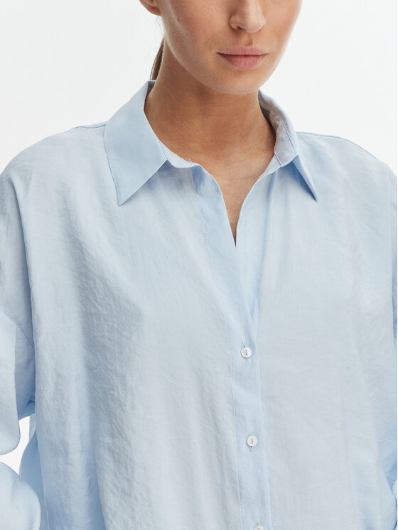 ONLY ONLY Camicia Zazima 15272523 Celeste Oversize