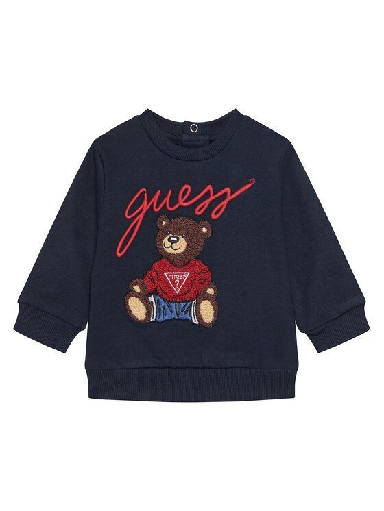 Guess Guess Felpa H5YT00 KAX74 Blu scuro Regular Fit