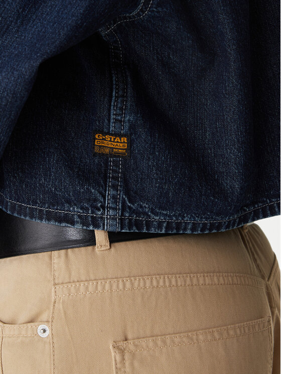 G-Star Raw G-Star Raw Koszula jeansowa D26851-E090 Granatowy Boxy Fit