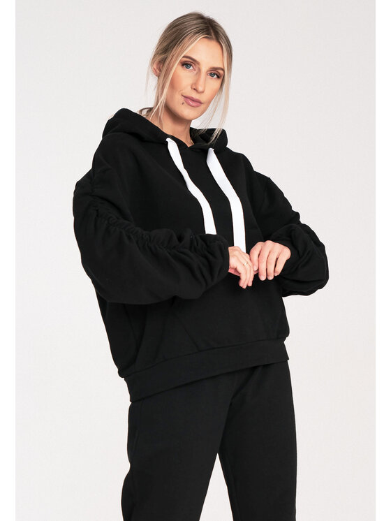 FIGL FIGL Μπλούζα M1055 Μαύρο Loose Fit