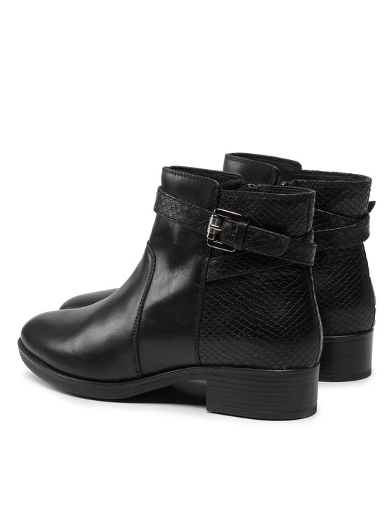 Geox Geox Botine D Felicity E D26G1E 04341 C9999 Negru