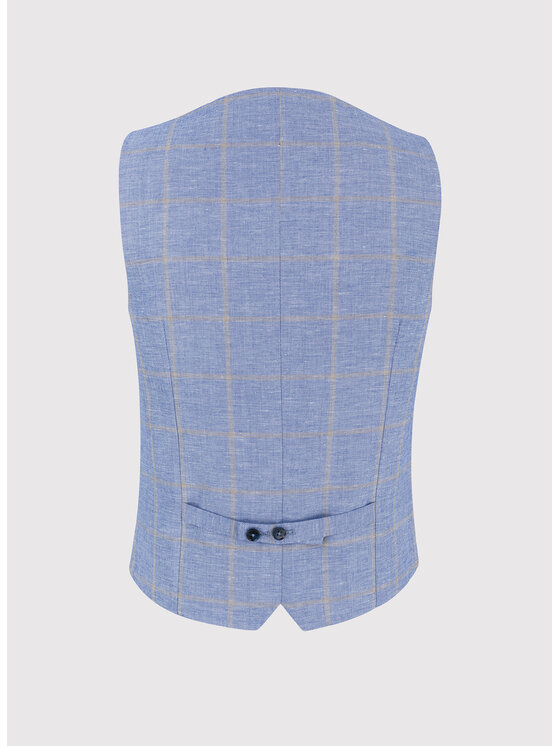 Pako Lorente Pako Lorente Kamizelka P24SF-8X-004 Niebieski Slim Fit