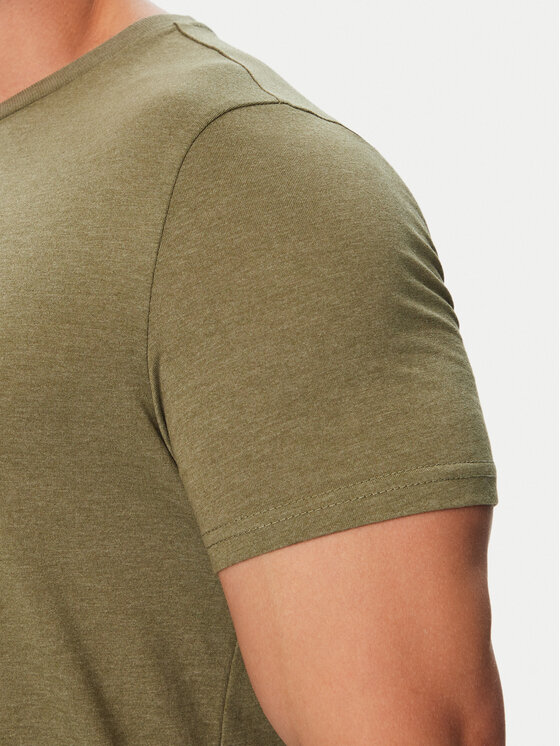 Tommy Jeans Tommy Jeans T-krekls Jasper DM0DM20363 Zaļš Slim Fit