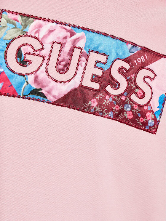 Guess Guess Pulóver J3BQ30 KAX73 Rózsaszín Regular Fit
