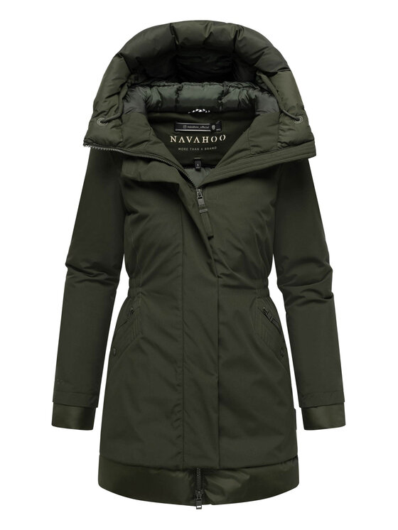 Navahoo Navahoo Kurtka zimowa Winterprinzessin Zielony Regular Fit