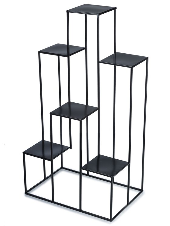 MIAhome MIAhome Kwietnik ekspozytor metalowy 110 cm Czarny