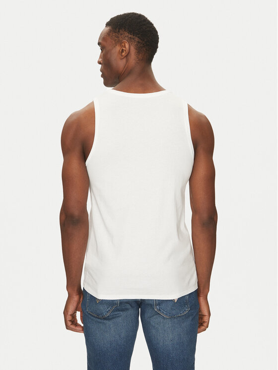 Lacoste Lacoste Set di 3 tank top TH9009 Bianco Regular Fit