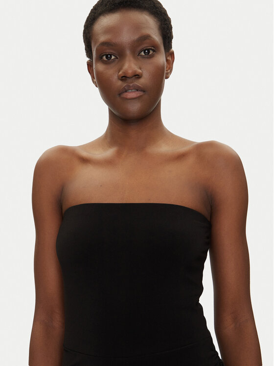 NORMA KAMALI NORMA KAMALI Коктейльна сукня KK4223PL949001 Чорний Slim Fit