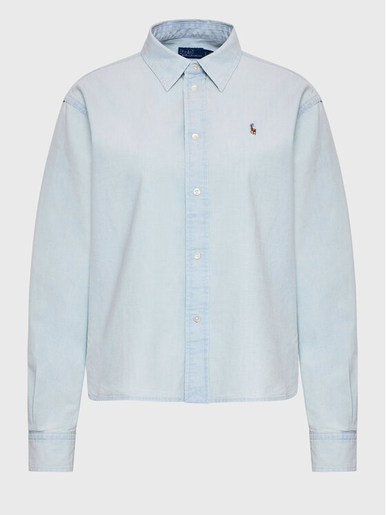 Polo Ralph Lauren Polo Ralph Lauren Koszula 211891420001 Błękitny Relaxed Fit