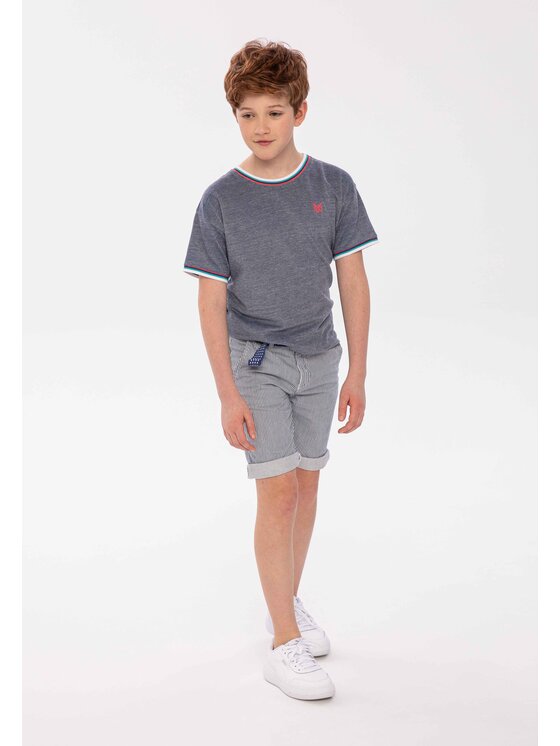 minoti minoti T-Shirt sol 3 Niebieski Regular Fit