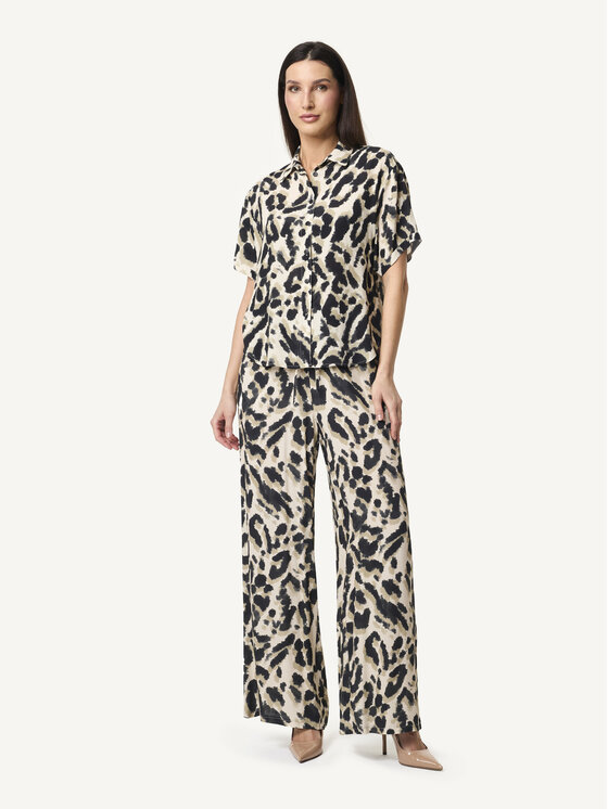 KMX KMX Spodnie materiałowe 808510025 Beżowy Straight Fit