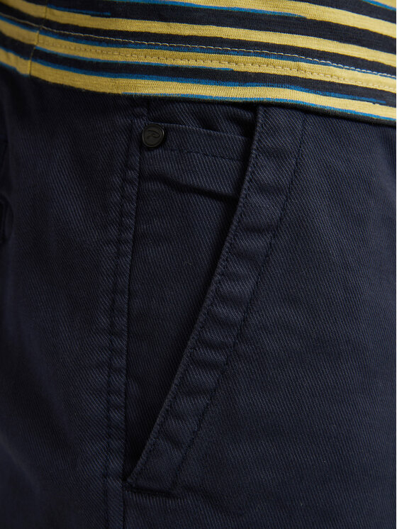 Petrol Industries Petrol Industries Pantaloncini di tessuto M-1050-SHO527 Blu scuro Regular Fit