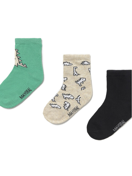 Mayoral Mayoral Set di 3 paia di calzini lunghi da bambini 10870 Multicolore