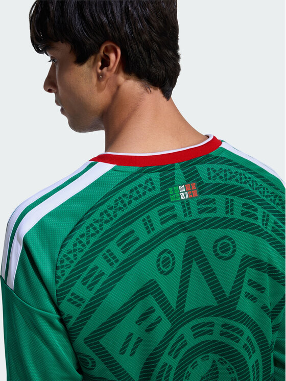 adidas adidas Koszulka techniczna Meksyk Zielony Slim Fit